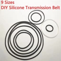 9 Sizes Silicone Rubber Band Pulley Transmission Engine Drive Round Beslts Tape DIY Toy Module Car Motor Stretch Drop Shipping