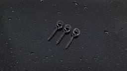 20 piece Carp Fishing Boilie Screw with Solid Ring Bait Tool Chod Rigs Fishing Tackle AS001