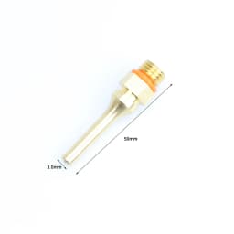 2Pcs/lot Large and Small Diameter Hot Melt Glue Gun Nozzle 2.0x70mm 3.0x50mm 2.0x50mm Pure Copper Long Short Glue Gun Nozzle
