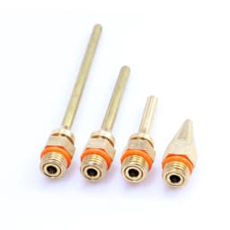 2Pcs/lot Large and Small Diameter Hot Melt Glue Gun Nozzle 2.0x70mm 3.0x50mm 2.0x50mm Pure Copper Long Short Glue Gun Nozzle