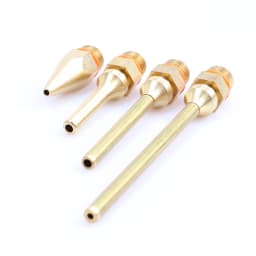 2Pcs/lot Large and Small Diameter Hot Melt Glue Gun Nozzle 2.0x70mm 3.0x50mm 2.0x50mm Pure Copper Long Short Glue Gun Nozzle