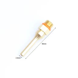 2Pcs/lot Large and Small Diameter Hot Melt Glue Gun Nozzle 2.0x70mm 3.0x50mm 2.0x50mm Pure Copper Long Short Glue Gun Nozzle