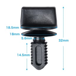 10Pcs Plastic Dash Cover Boot Lining Trim Clips For BMW 3-Series E30 E36 E46 E60 483554  FCP-0281x00010 51471923983 51471945266