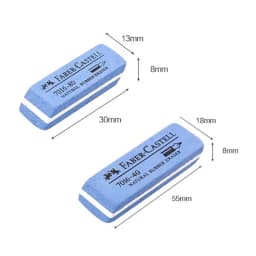 Faber Castell Natural Rubber Eraser for Gel Pen/Ballpoint Pen/Fountain Pen/Ink Pen Erasable Students Sand Rubber Stationery 7016