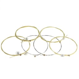 6pcs/set Universal Acoustic Guitar String Brass Hexagonal Steel Core Strings For Musical Instruments Guitars Strings Guitar Part
