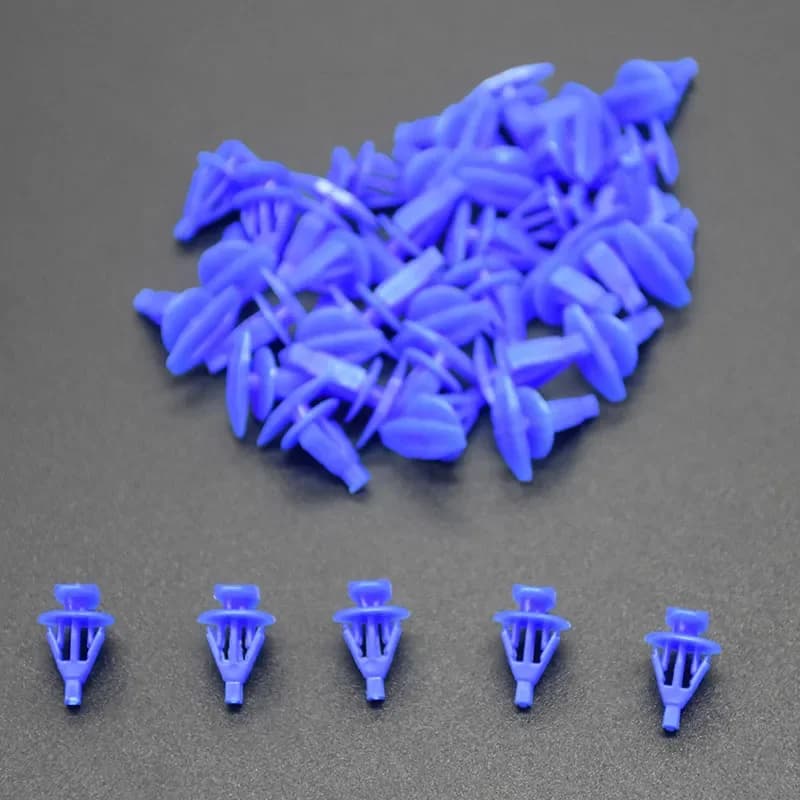 100PCS Auto Fasteners Car Door And Window Sealing Strip Weatherstrip Retainer Clips For VW Honda Toyota Nissan Universal