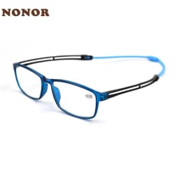 NONOR Reading Glasses Women Men Magnetic Hanging Neck Magnifier Adjustable TR Glasses Presbyopia Eyeglasses Men Reading Eyewear