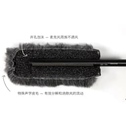 Blue Mantis Pop Filter Dead Cat Outdoor Windproof Artifical Fur Windscreen Shield For Rode Ntg3 Me66 MKH416 418 For Sony 670 678