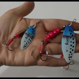 NGB Spinner Bait 4.4g 7.1g 12.6g 17.7g 26.2g Spoon Lures Pike Metal With Treble Hooks Arttificial Bass Bait Fishing Lure