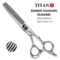 Titan 6 Inch Thinning Cut Style Tool Stainless Steel Hair Scissors Salon Hairdressing Scissors ножницы парикмахерские