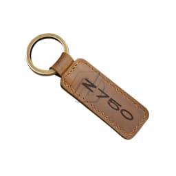 For Kawasaki Z750 Ninja Models Motorcycle Keychain Cowhide Crazy Horse Skin Key Ring