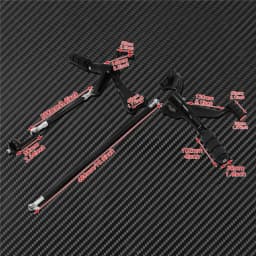 Motorcycle Black Forward Controls Complete Kit Pegs Levers Linkages For Harley Sportster XL883 XL1200 2004-2013 2014-2021 2022