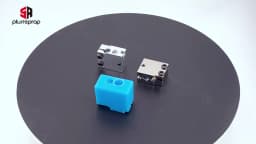 Premium V6 Volcano Aluminum or Plated Copper Heat Block for PT100 HT-100K Hotend 3D Printer Titan Extruder Heated Block