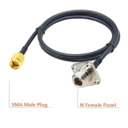 1PCS N to SMA RG58 Cable N Male Female to SMA/ RP-SMA Male RF Coax RG-58 Pigtail 3G 4G 5G LTE Antenna Extension Jumper 10CM~30M