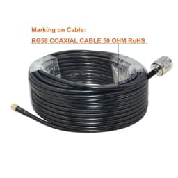 1PCS N to SMA RG58 Cable N Male Female to SMA/ RP-SMA Male RF Coax RG-58 Pigtail 3G 4G 5G LTE Antenna Extension Jumper 10CM~30M