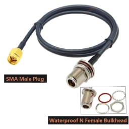 1PCS N to SMA RG58 Cable N Male Female to SMA/ RP-SMA Male RF Coax RG-58 Pigtail 3G 4G 5G LTE Antenna Extension Jumper 10CM~30M