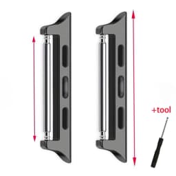 Connector Adapter for Apple Watch Series 6 40mm 49mm Band Connectors for Apple Watch 44mm 45/41mm Stainless Steel 8 7 SE 5 4 3 9