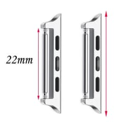 Connector Adapter for Apple Watch Series 6 40mm 49mm Band Connectors for Apple Watch 44mm 45/41mm Stainless Steel 8 7 SE 5 4 3 9