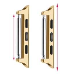 Connector Adapter for Apple Watch Series 6 40mm 49mm Band Connectors for Apple Watch 44mm 45/41mm Stainless Steel 8 7 SE 5 4 3 9