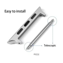 Connector Adapter for Apple Watch Series 6 40mm 49mm Band Connectors for Apple Watch 44mm 45/41mm Stainless Steel 8 7 SE 5 4 3 9