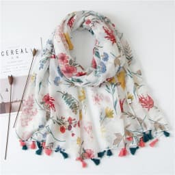 2020 New Fashion Print Summer Women cotton Scarf Polka Dot Beach Hijab Shawls and Wraps Female Foulard Echarpe Designer Bandana