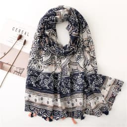 2020 New Fashion Print Summer Women cotton Scarf Polka Dot Beach Hijab Shawls and Wraps Female Foulard Echarpe Designer Bandana