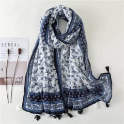 2020 New Fashion Print Summer Women cotton Scarf Polka Dot Beach Hijab Shawls and Wraps Female Foulard Echarpe Designer Bandana
