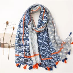 2020 New Fashion Print Summer Women cotton Scarf Polka Dot Beach Hijab Shawls and Wraps Female Foulard Echarpe Designer Bandana