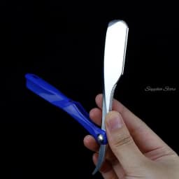 Pro Salon Hair Shaving Razor Zinc Alloy Folding Razor ABS Handle Shaving Eyebrow Shaving Hairdressing With Free 10 Blades