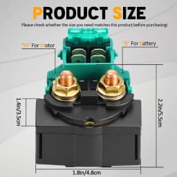 Motorcycle Starter Solenoid Relay for Honda CH150 CRF150 CRF230 NX250 NX650 VTR250 CBR400RR CBR600 CBR1000 CBX1000 CMX450 GB500