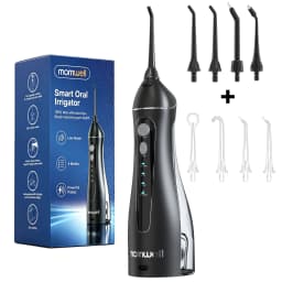 Portable F18 Water Flosser 4 Modes Water Floss USB Rechargeable 4 Nozzles Oral Water Jet 200ml Water Tank Waterproof