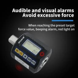 SHAHE High Precision Mini Torque Adapter Square Drive 1/2''1/4'' 3/8'' Digital Torque Wrench Electronic Digital Torque Meter