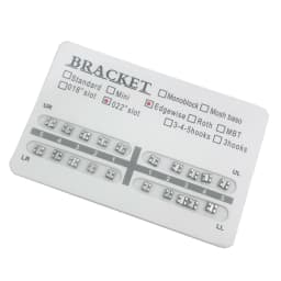 1pack Dental Orthodontic Metal Braces Bracket Mini Roth/MBT/Edgewise 022 Hooks 345 Dental Bracket Dentist Product