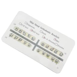 1pack Dental Orthodontic Metal Braces Bracket Mini Roth/MBT/Edgewise 022 Hooks 345 Dental Bracket Dentist Product