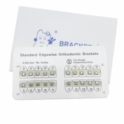 1pack Dental Orthodontic Metal Braces Bracket Mini Roth/MBT/Edgewise 022 Hooks 345 Dental Bracket Dentist Product