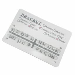 1pack Dental Orthodontic Metal Braces Bracket Mini Roth/MBT/Edgewise 022 Hooks 345 Dental Bracket Dentist Product