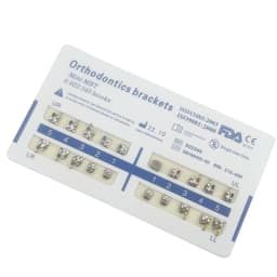 1pack Dental Orthodontic Metal Braces Bracket Mini Roth/MBT/Edgewise 022 Hooks 345 Dental Bracket Dentist Product