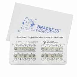 1pack Dental Orthodontic Metal Braces Bracket Mini Roth/MBT/Edgewise 022 Hooks 345 Dental Bracket Dentist Product
