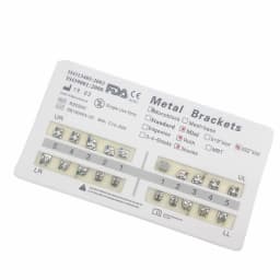 1pack Dental Orthodontic Metal Braces Bracket Mini Roth/MBT/Edgewise 022 Hooks 345 Dental Bracket Dentist Product