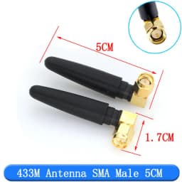 2 PCS/LOT 433MHz Antenna 3dBi SMA Male Connector, 433 mhz Directional Antena 433M Waterproof Antenne for Lorawan SMA-J connector