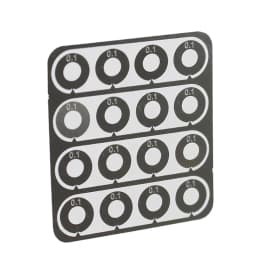 VULPO 01.mm 0.2mm 0.3mm Stainless Steel Super Precision Shim Set For Airsoft Ver.2/3 Gearbox