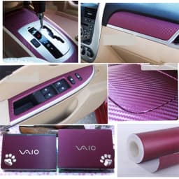 500mm X 2000mm 3D Carbon Fiber Vinyl Car Wrap Sheet Roll Film Car Stickers and Decals Motorcycle Car Accessories Automobiles