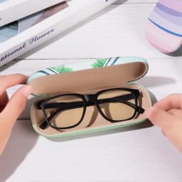 New Fashion Unisex Cute Pattern Glasses Box Portable Hard Eyeglasses Case Spectacle Holder Eyewear Protector Travel Accessories