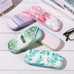 New Fashion Unisex Cute Pattern Glasses Box Portable Hard Eyeglasses Case Spectacle Holder Eyewear Protector Travel Accessories