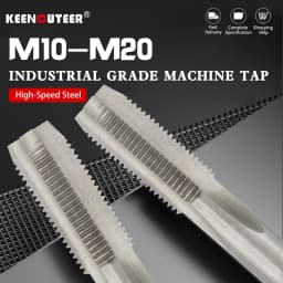 1/5/10 PCS HSS Machine Straight Groove Taps M10x1/M12X1.5/M14x1/M16x1.5/M18x1.25/M20x1.5 HSS Fine Thread Tap Tool