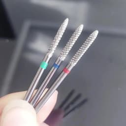 1pcs Pro Carbide Nail Drill Bits Nail Art Electric Drill Machine Files Nail Art Tools Cut and Polish Bottom of Nail