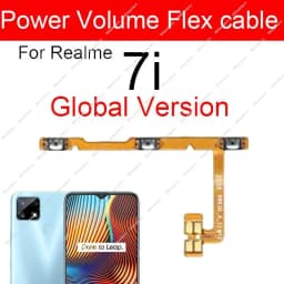 Power Volume Flex Cable For Oppo Realme 6 6i 6Pro 7 7i 7Pro 4G 5G Power Volume Side Key Mini Button Flex Ribbon On Off Parts