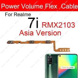 Power Volume Flex Cable For Oppo Realme 6 6i 6Pro 7 7i 7Pro 4G 5G Power Volume Side Key Mini Button Flex Ribbon On Off Parts