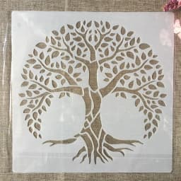 30*30cm Mandala Geometry Taiji DIY Layering Stencils Wall Painting Scrapbook Coloring Embossing Album Decorative Template