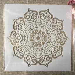 30*30cm Mandala Geometry Taiji DIY Layering Stencils Wall Painting Scrapbook Coloring Embossing Album Decorative Template